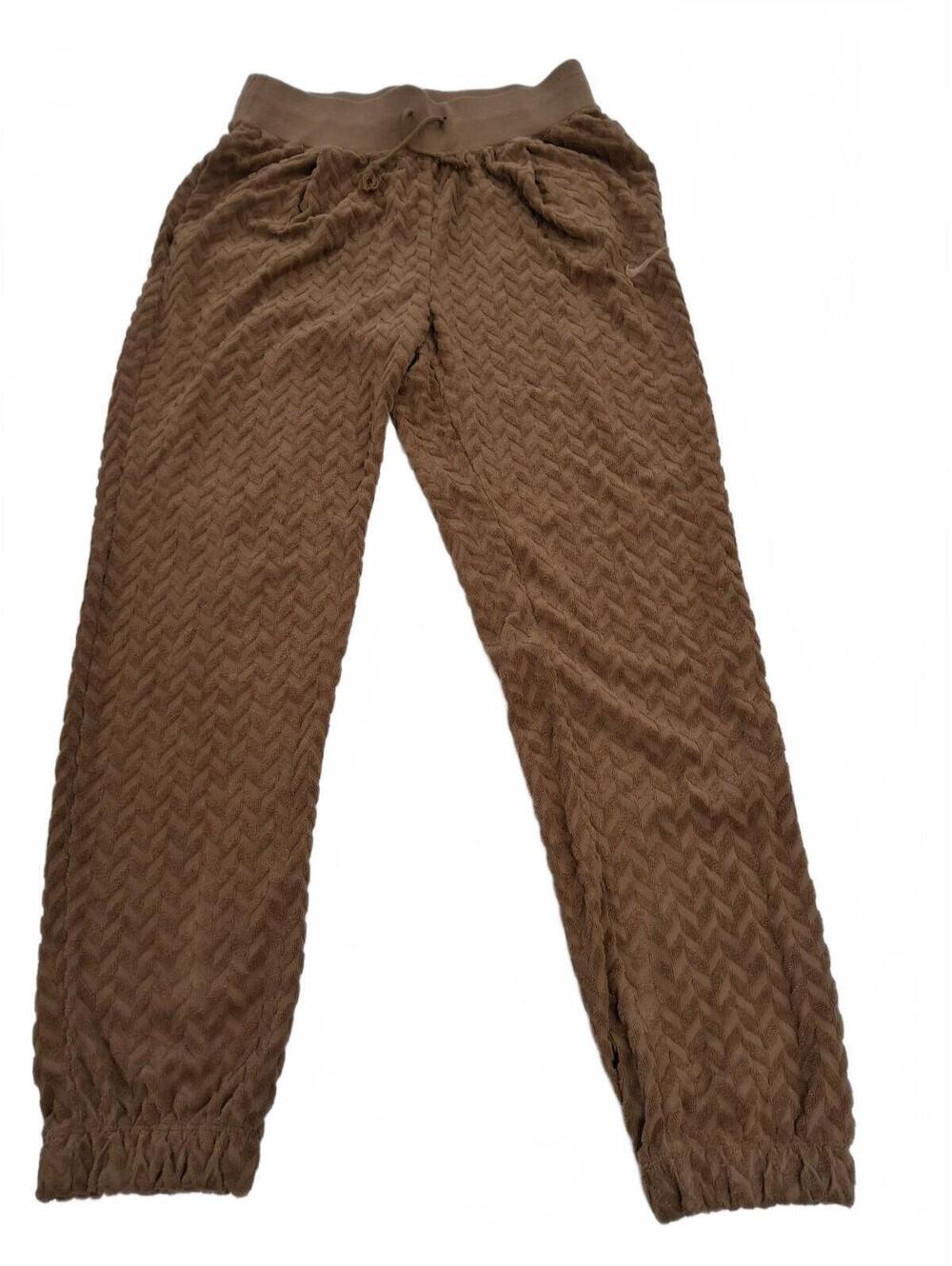 Nike womens Medium Brown Textured Sweatpants Size medium